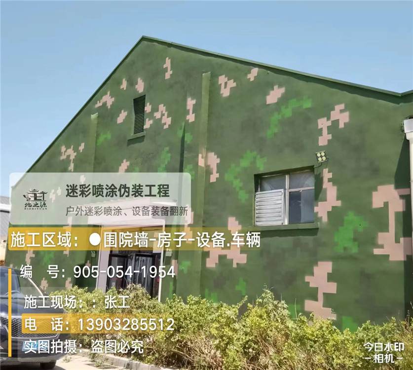 咸阳外墙数码迷彩漆施工报价清单（100㎡标准墙面测算）